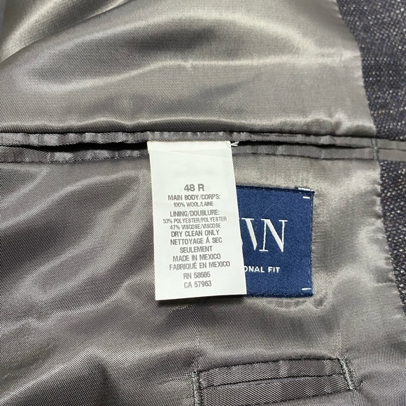 $499 NEW!  NWT JOHN W NORDSTROM WOOL BLAZER /JACKET / COAT 48 R - Picture 7 of 13